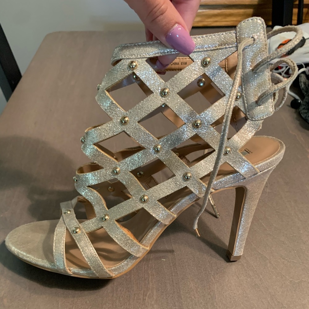 Gold heels